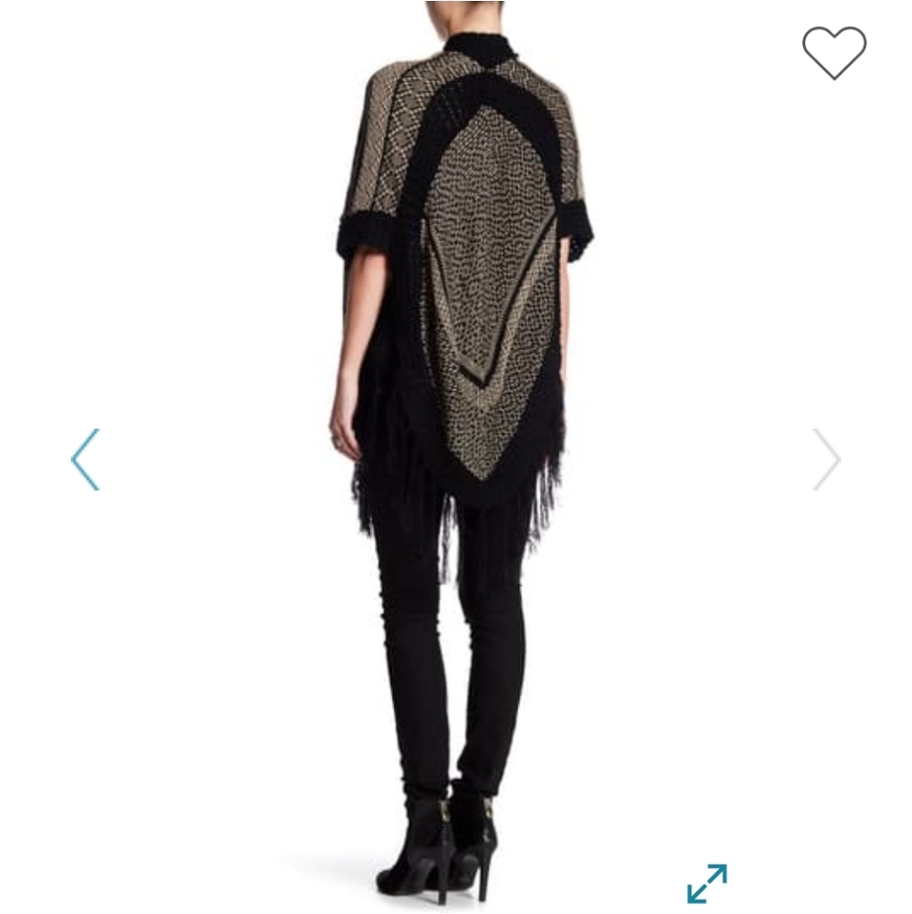 Vertigo Fringe Kimono Cardigan.  #007 - Picture 5 of 6